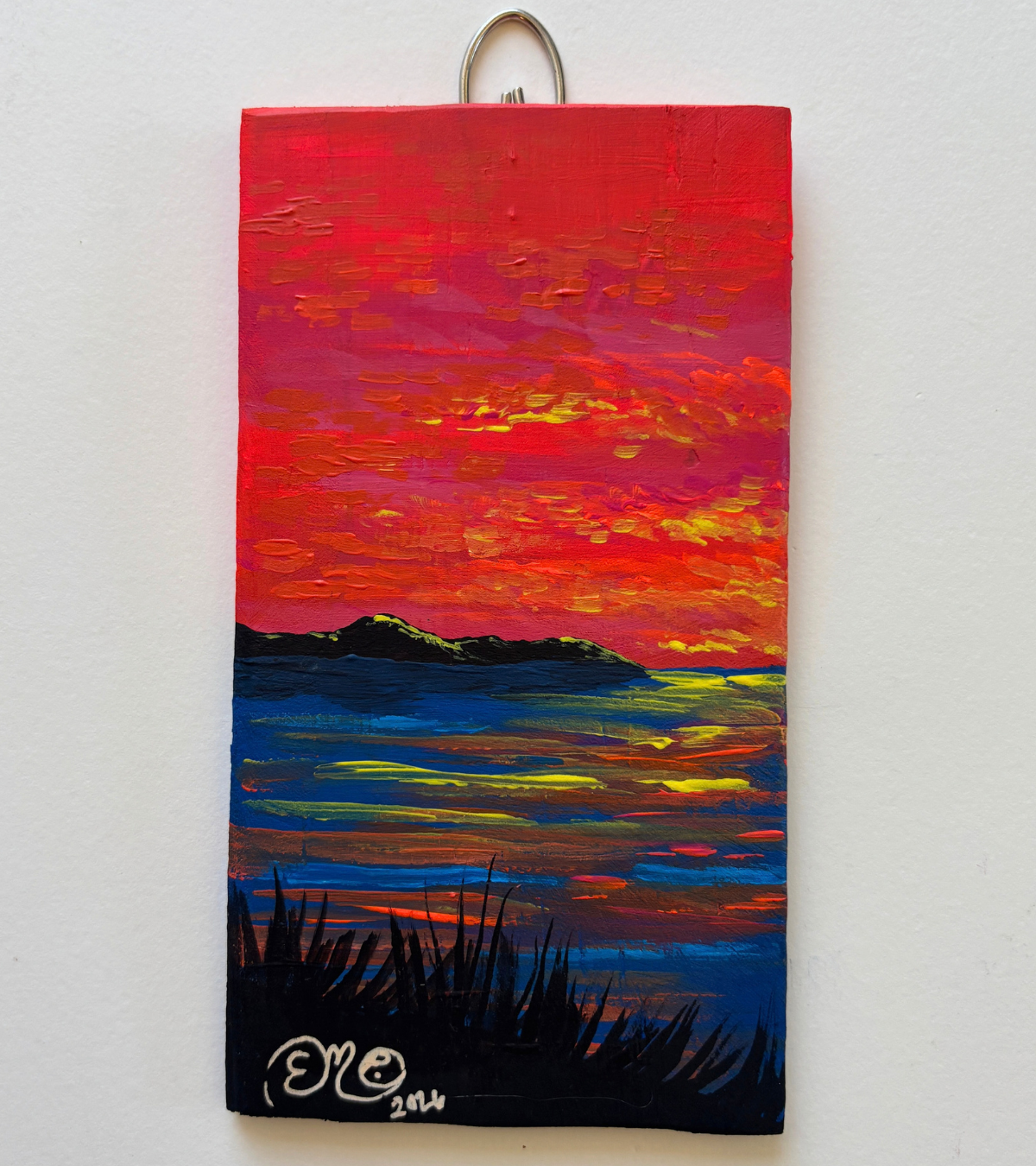 "Sunset at the Sand" MIni Upcycled Original