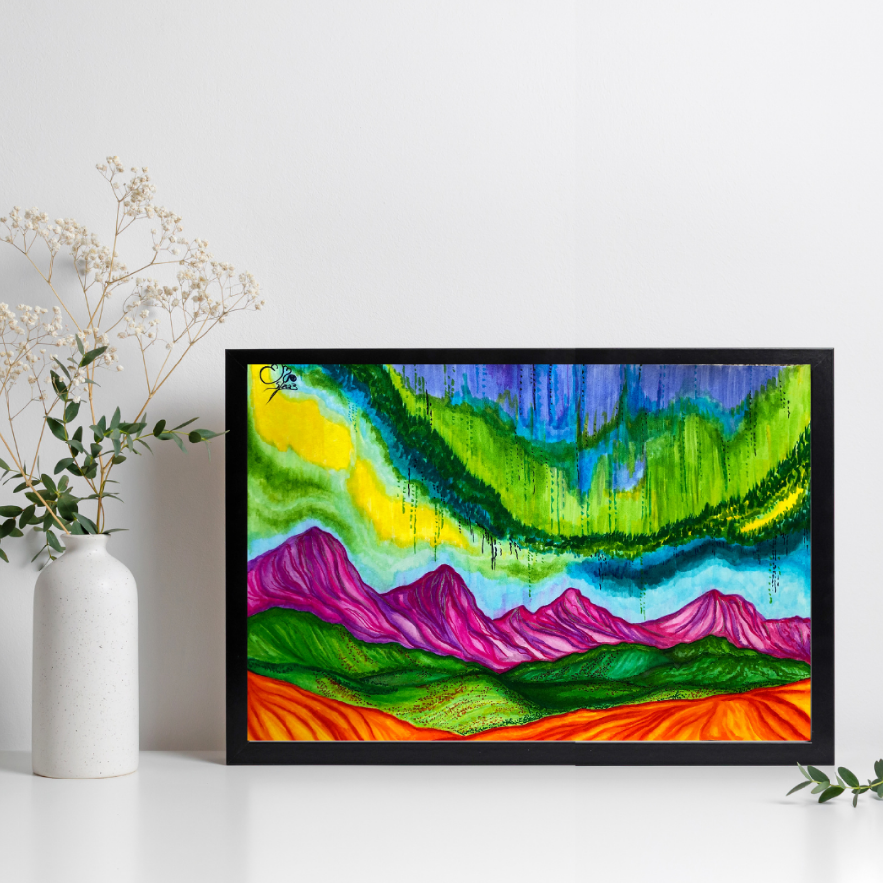 12x18 Inches "Purple Mountain Majesty" Print