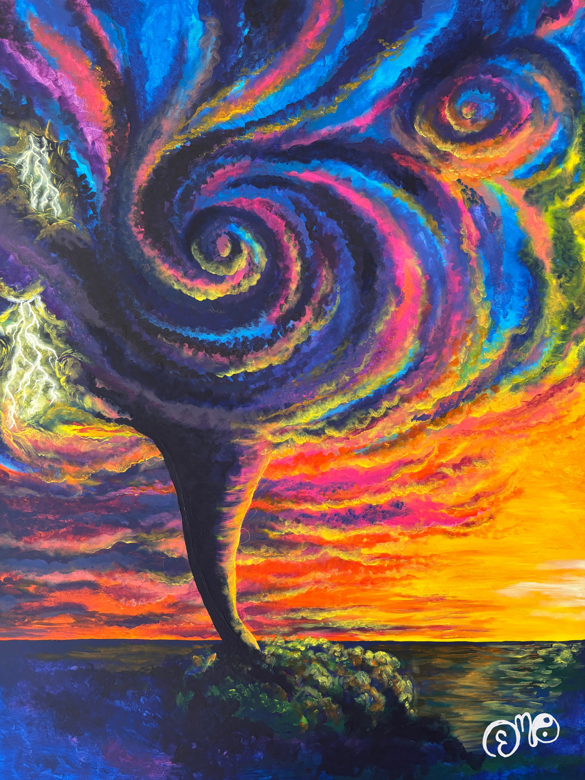 5x7" Mini Print "The Storm Cannot Harm the Sky"