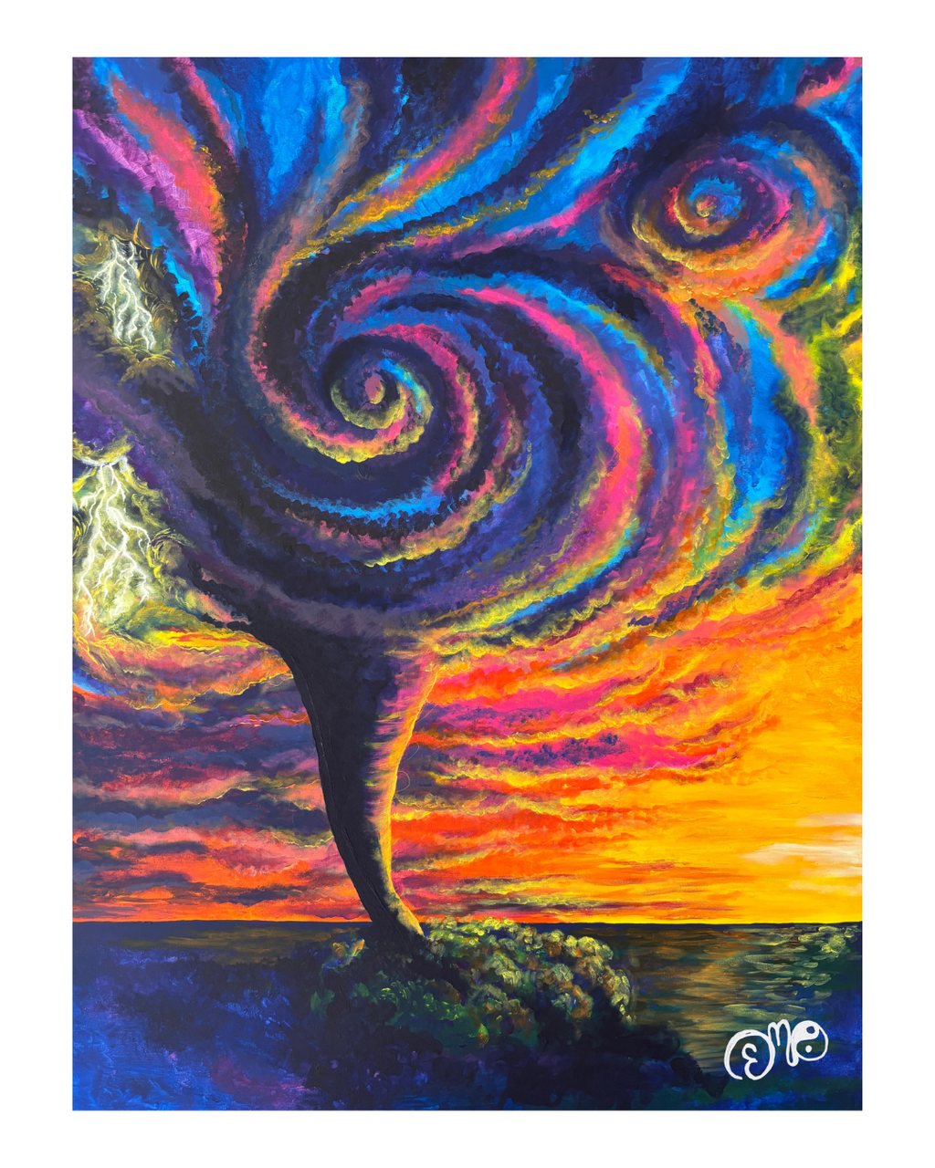 5x7" Mini Print "The Storm Cannot Harm the Sky"