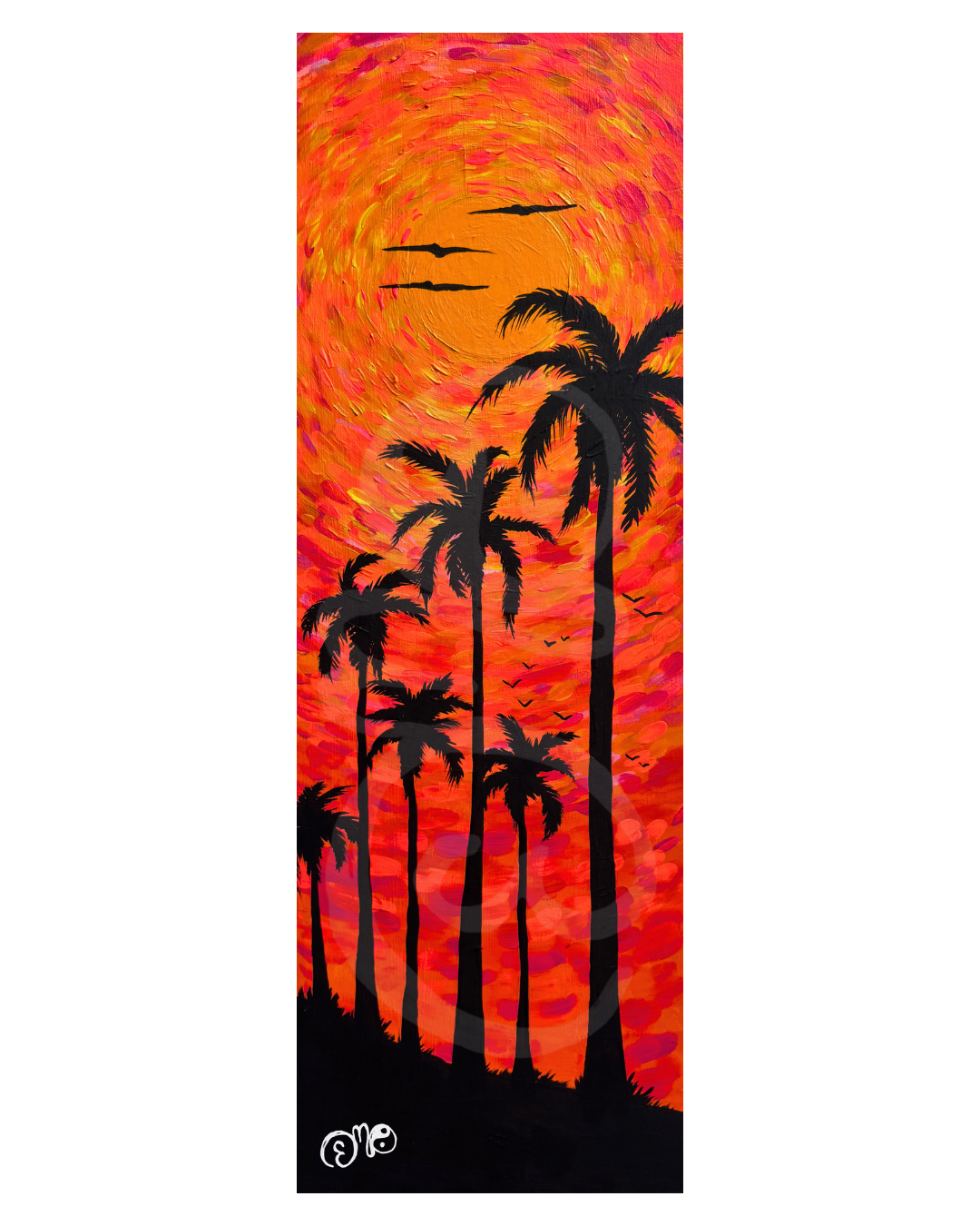 12" Mini Print "Sunset in the Trees"
