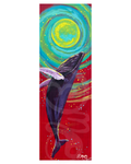 7" Mini Print "Purple Whale"