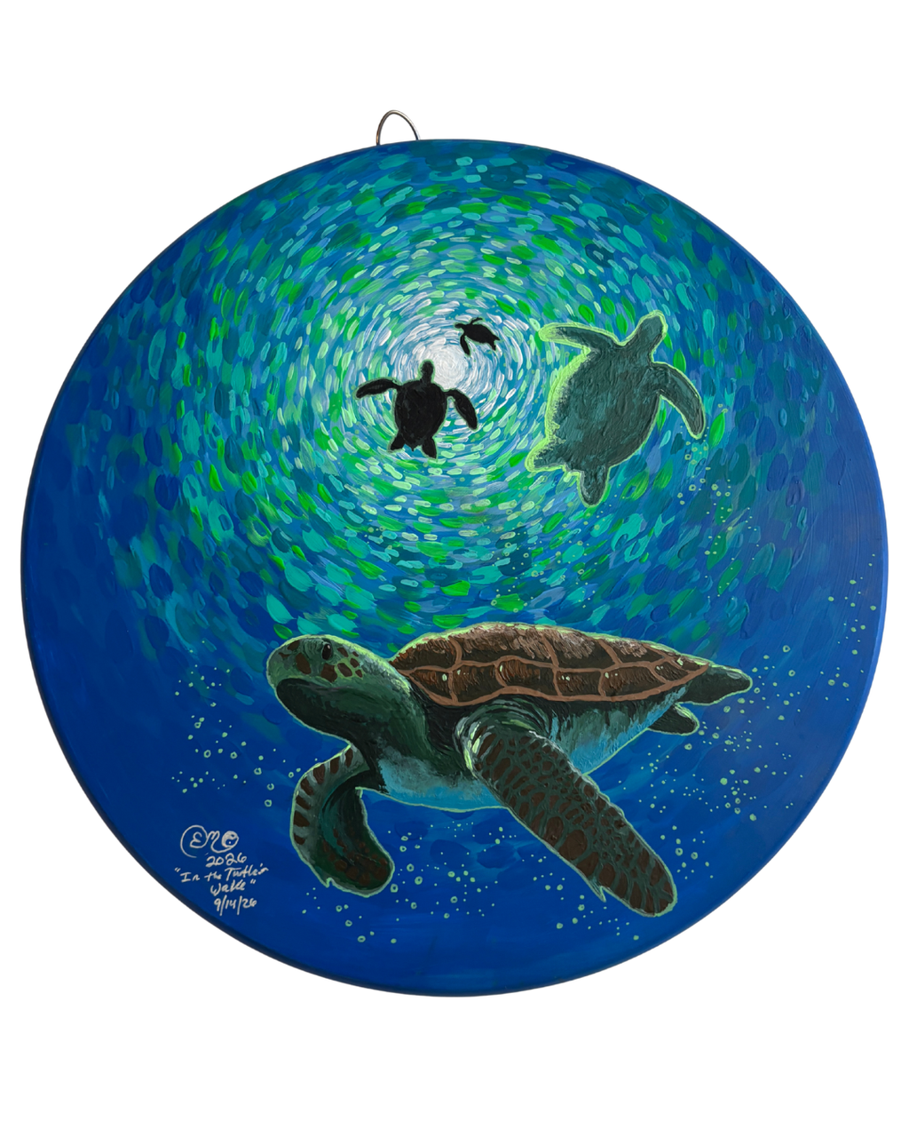 "In the Turtle's Wake" Original Upcycled