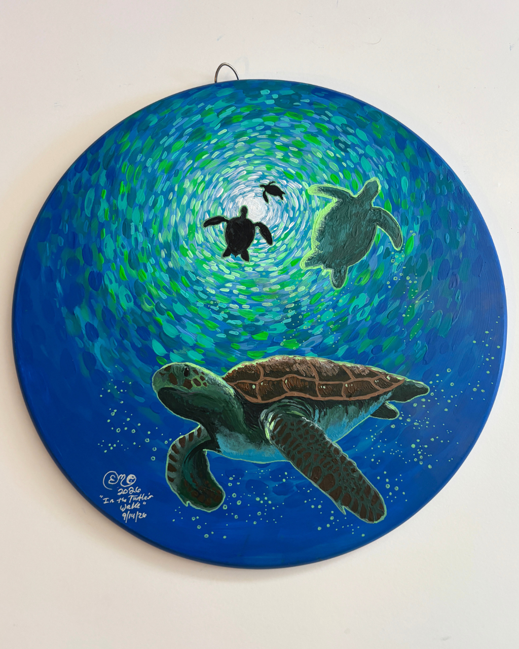 "In the Turtle's Wake" Original Upcycled