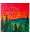 "Sunset in the Pine Mountains"