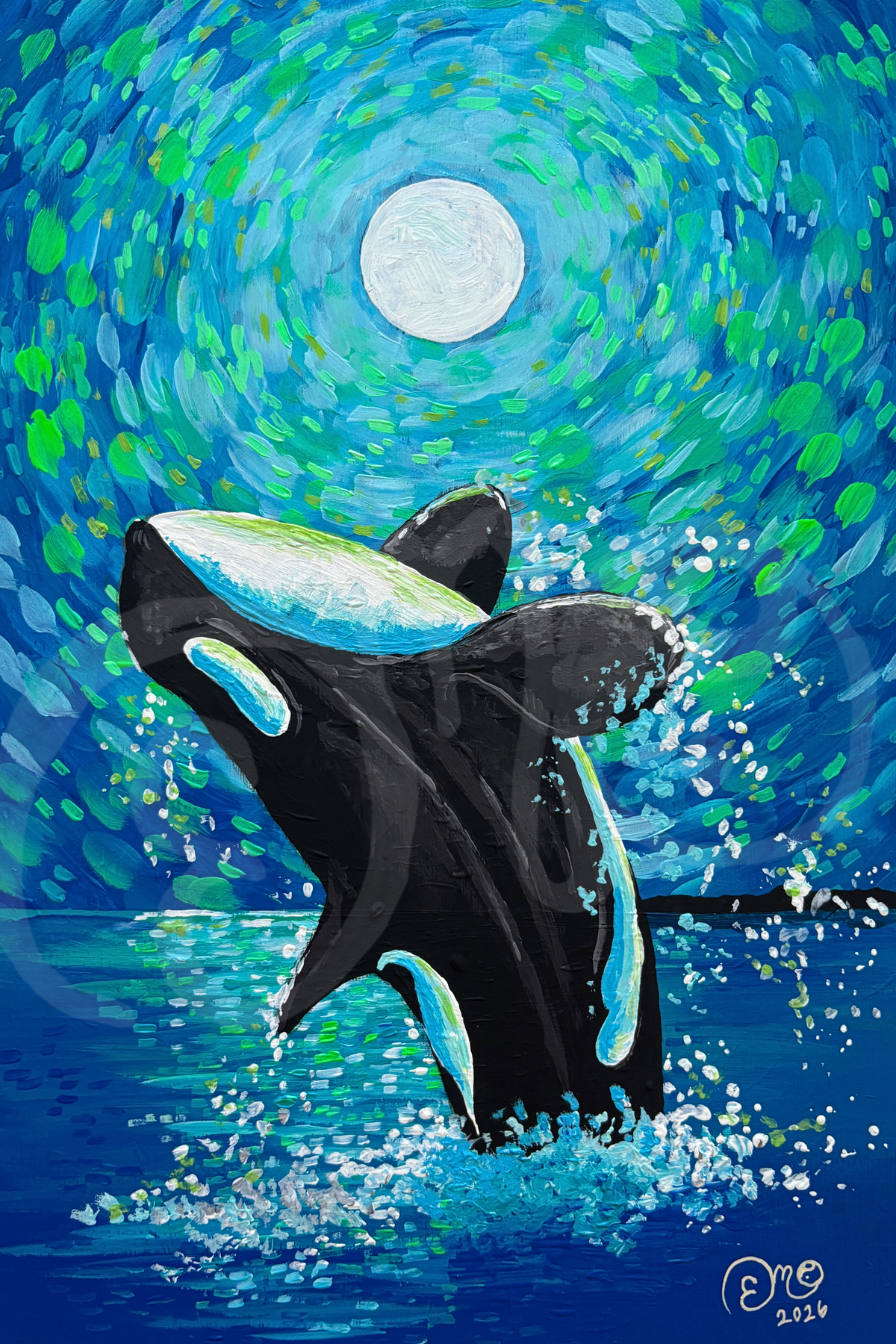 4x6" Mini Print "Dancing in the Moonlight"